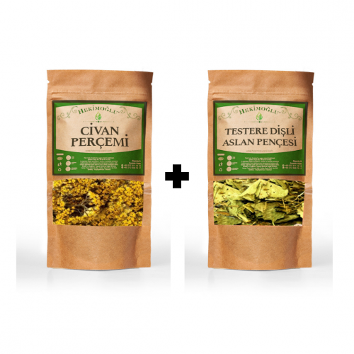 Civan Perçemi 80 gr + Testere Dişli Aslan Pençesi 70 gr Avantajlı Paket